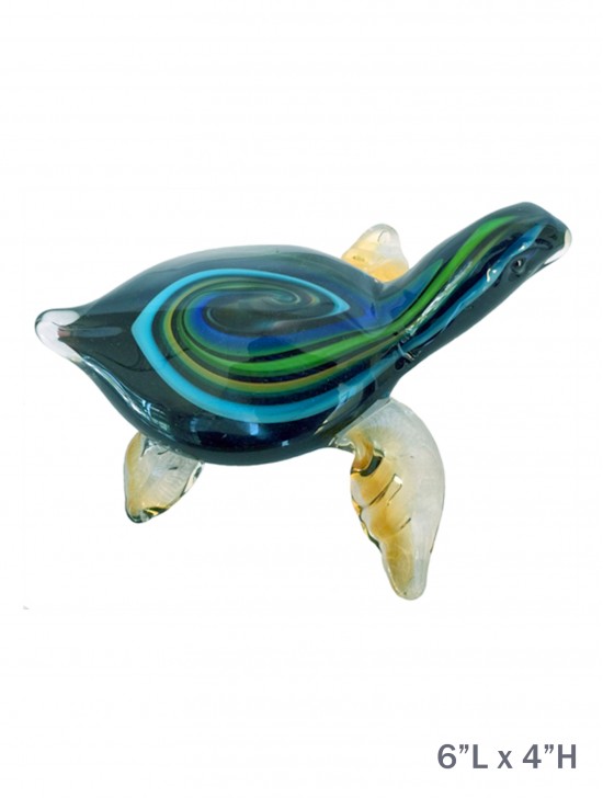 Hand-blown Glass Turtle